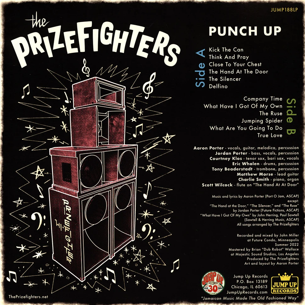 Prizefighters - Punch Up Orange Vinyl Edtion