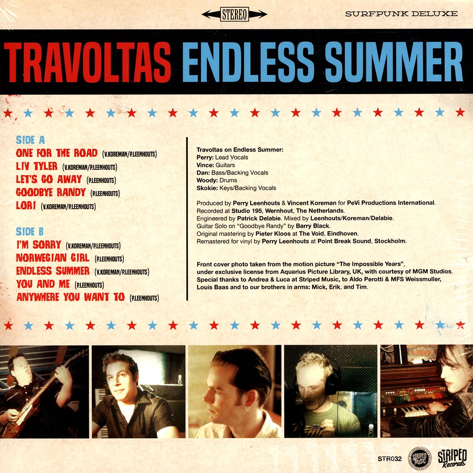 Travoltas - Endless Summer Blue Vinyl Edtion