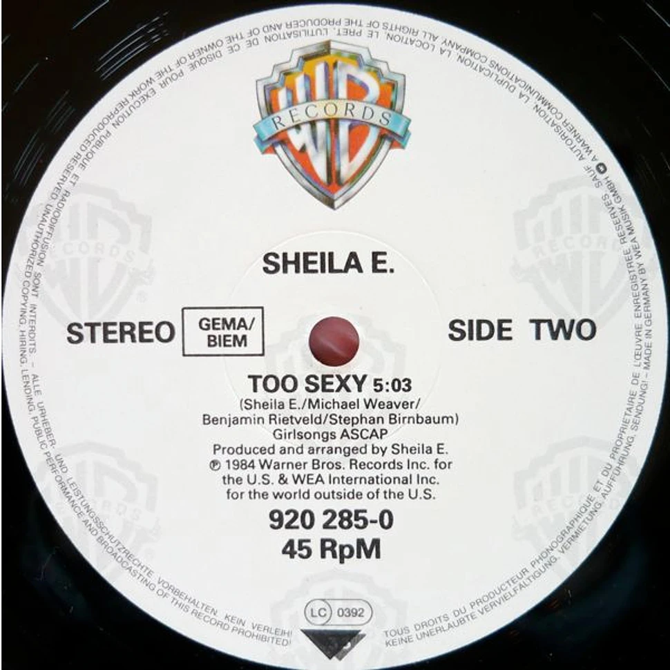 Sheila E. - The Belle Of St. Mark