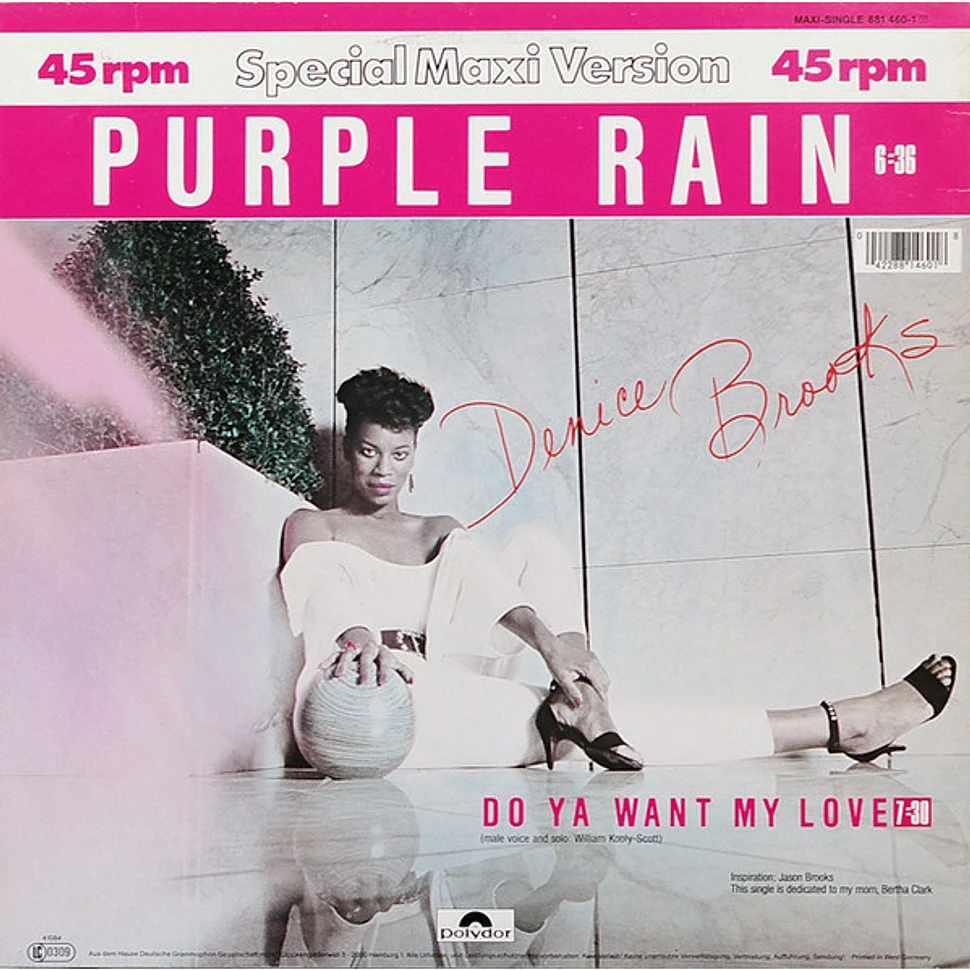 Denice Brooks - Purple Rain