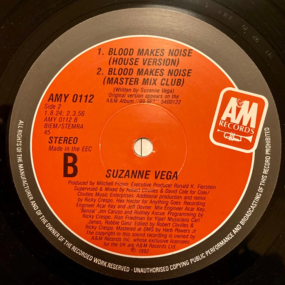 Suzanne Vega - Blood Makes Noise - Vinyl 12