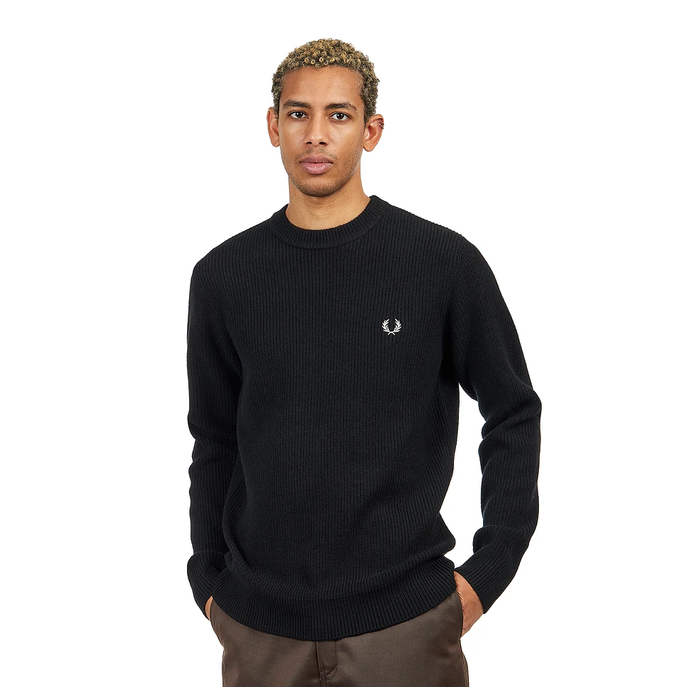 Fred Perry - Textured Lambswool Jumper - XL