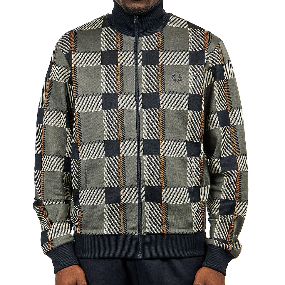 ジャケット・アウター FRED PERRY/GLITCH TARTAN TRACK JACKET Glitch Tartan Track Jacket | GATE