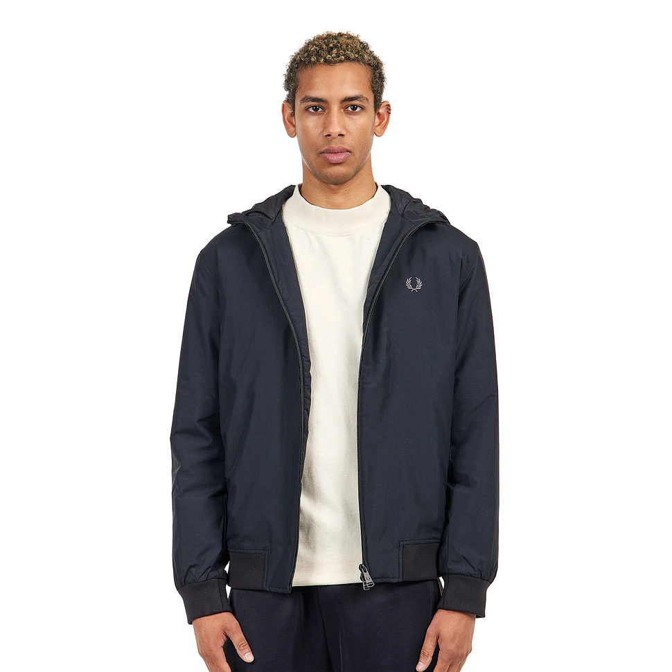 Fred perry hooded on sale padded brentham jacket