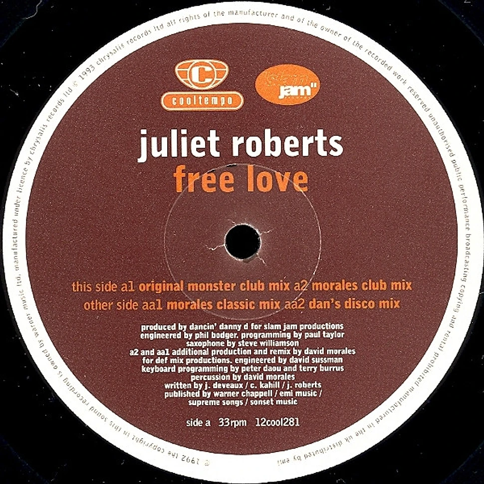 Juliet Roberts - Free Love