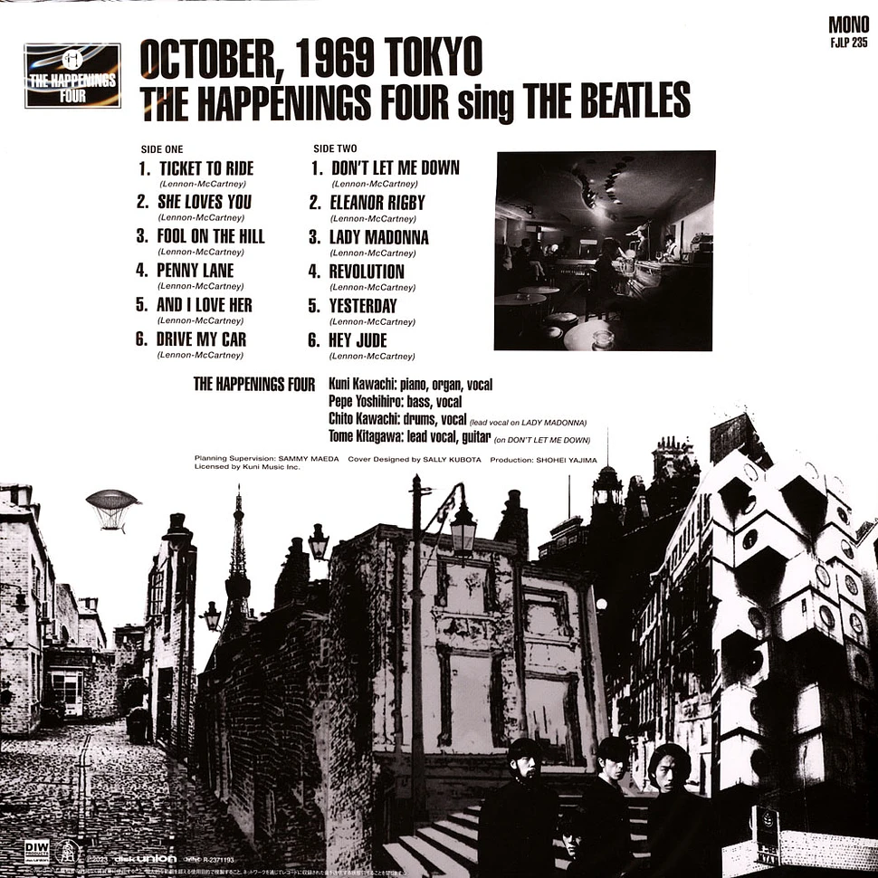 The Happenings Four - The Happenings Four Sing The Beatles In Oct.1969, Tokyo