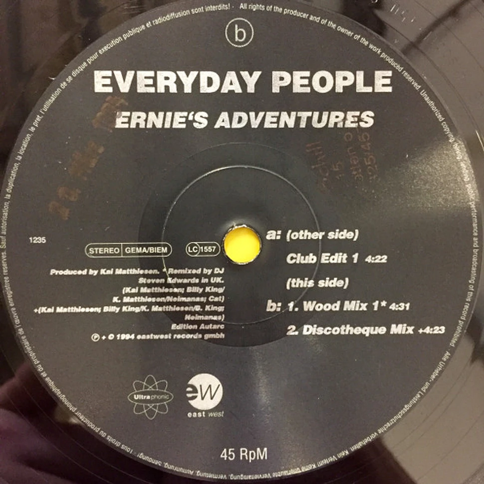 Everyday People - Ernie's Adventures