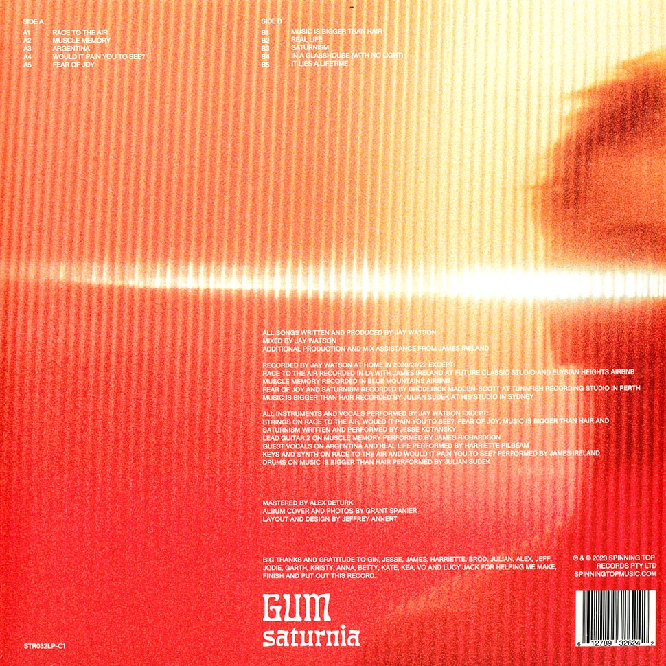 Gum - Saturnia Clear Vinyl Edition