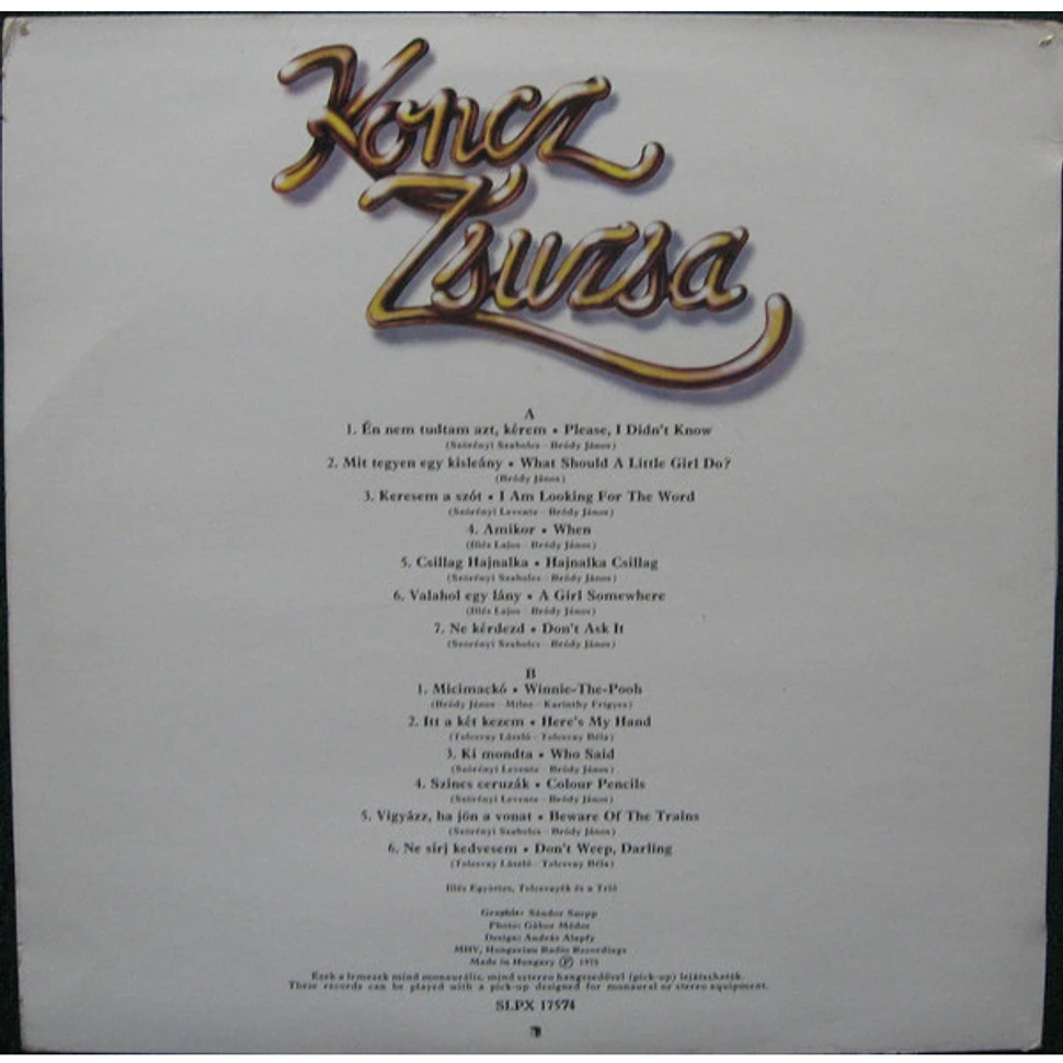 Zsuzsa Koncz - Aranyalbum (1967–1973)
