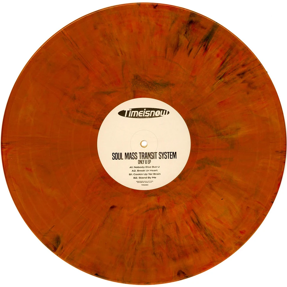 Soul Mass Transit System - Only U Ep Orange Marbled Vinyl Edition