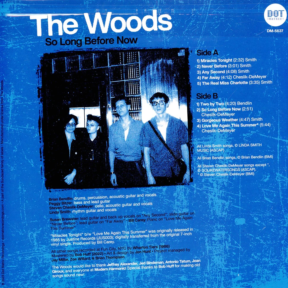 The Woods - So Long Before Now Seaglass Blue Vinyl Edition