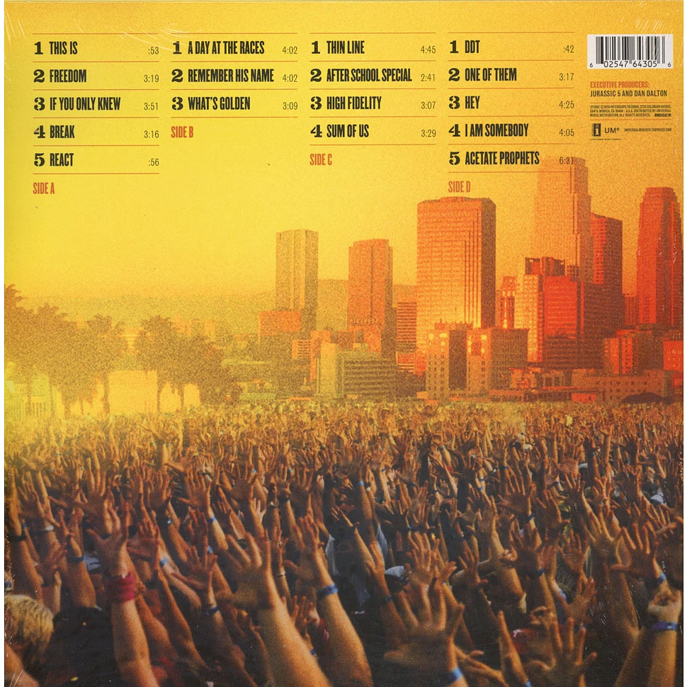 Jurassic 5 - Power In Numbers - Vinyl 2LP - 2016 - US - Reissue | HHV