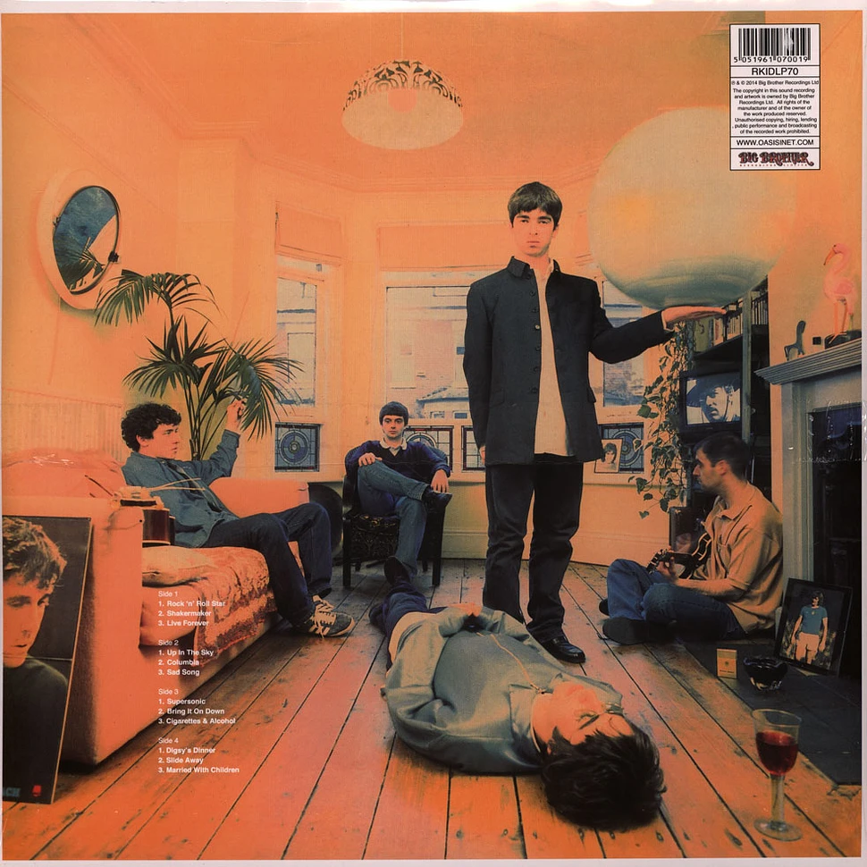 Oasis - Definitely Maybe Remastered Black Vinyl Edition