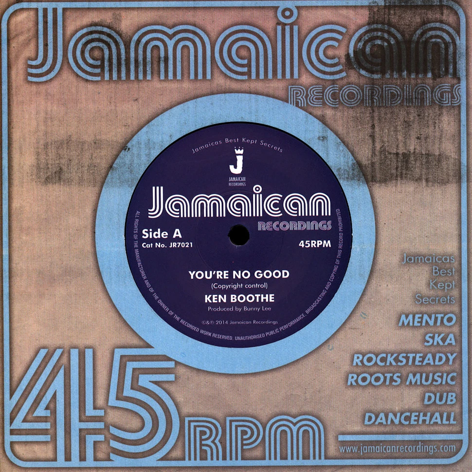 Ken Boothe - Artibella - Vinyl 7