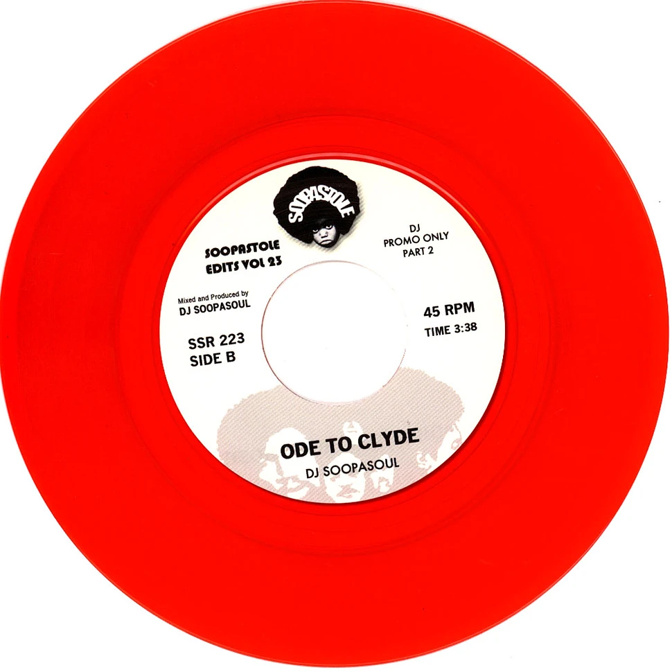 DJ Soopasoul - Ode To Clyde Red Vinyl Edition