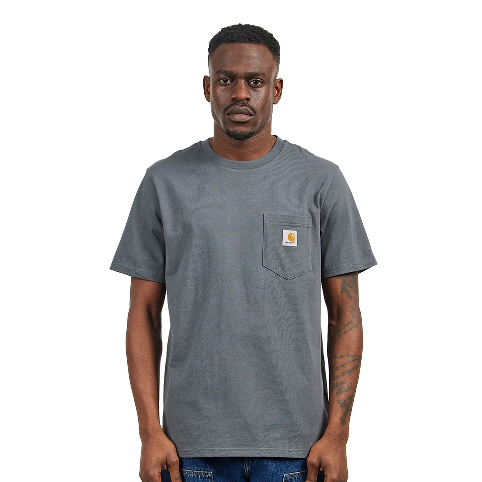 - 2) Standard T-Shirt + (Black Neck Crew of WIP (Pack Carhartt Black) | HHV