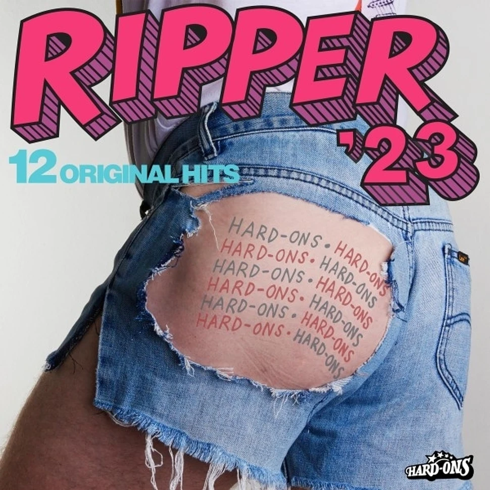Hard-Ons - Ripper '23 Pink With Blue Splatter Vinyl Edition