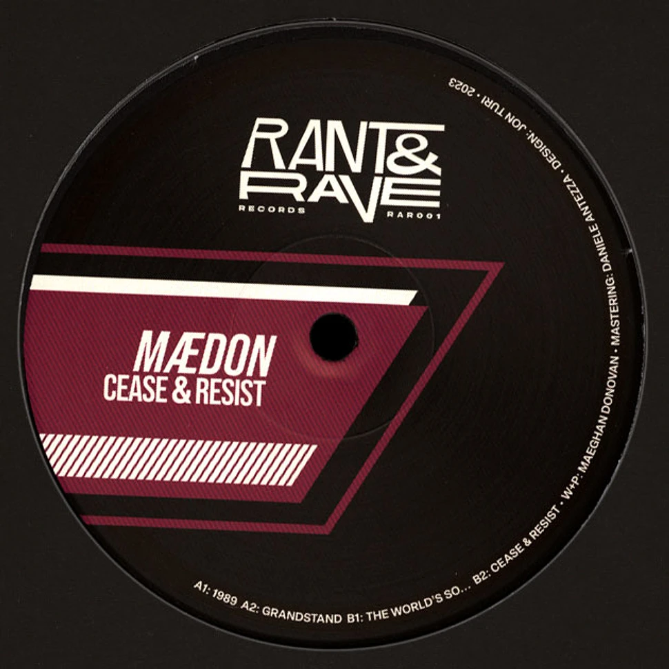 Maedon - Cease & Resist 2023 Repress