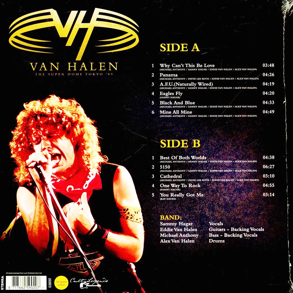Van Halen - The Super Dome Tokyo '89