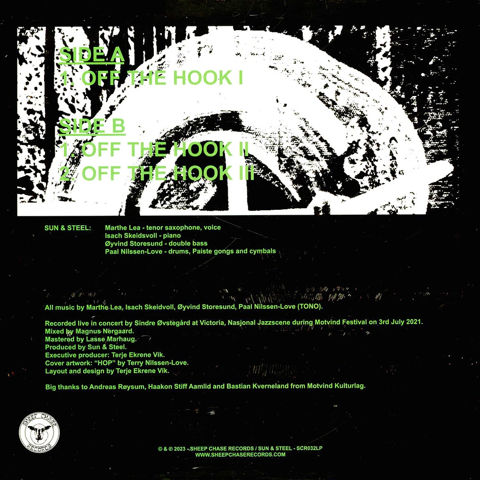 Sun & Steel - Off The Hook Blue Vinyl Edition
