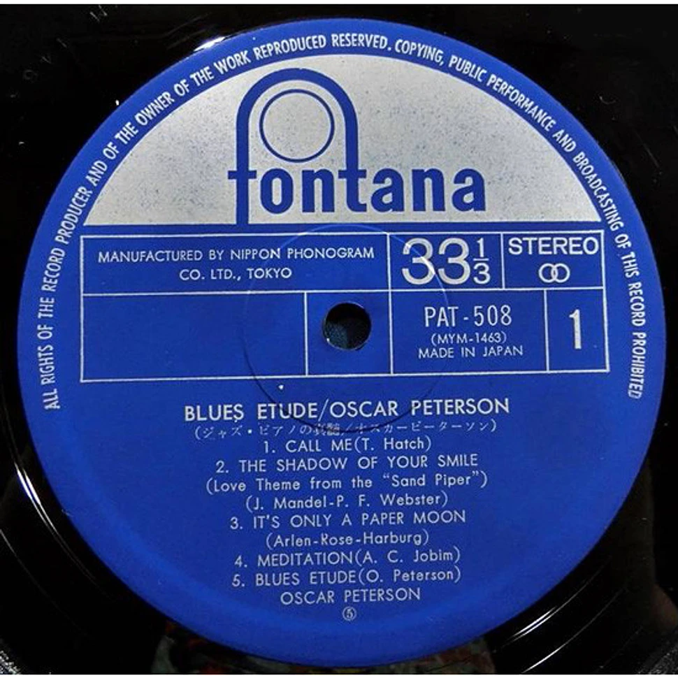 Oscar Peterson - Blues Etude