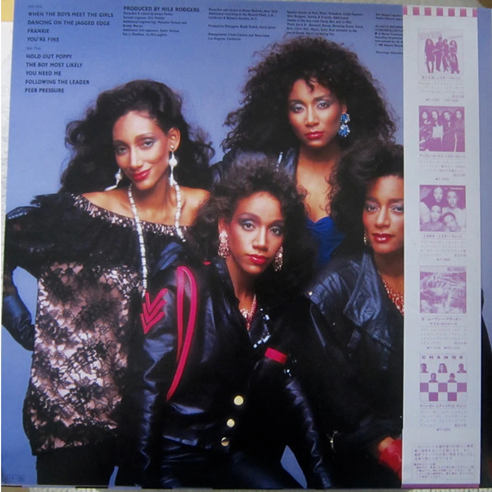 Sister Sledge - When The Boys Meet The Girls - Vinyl LP - 1985 - JP ...