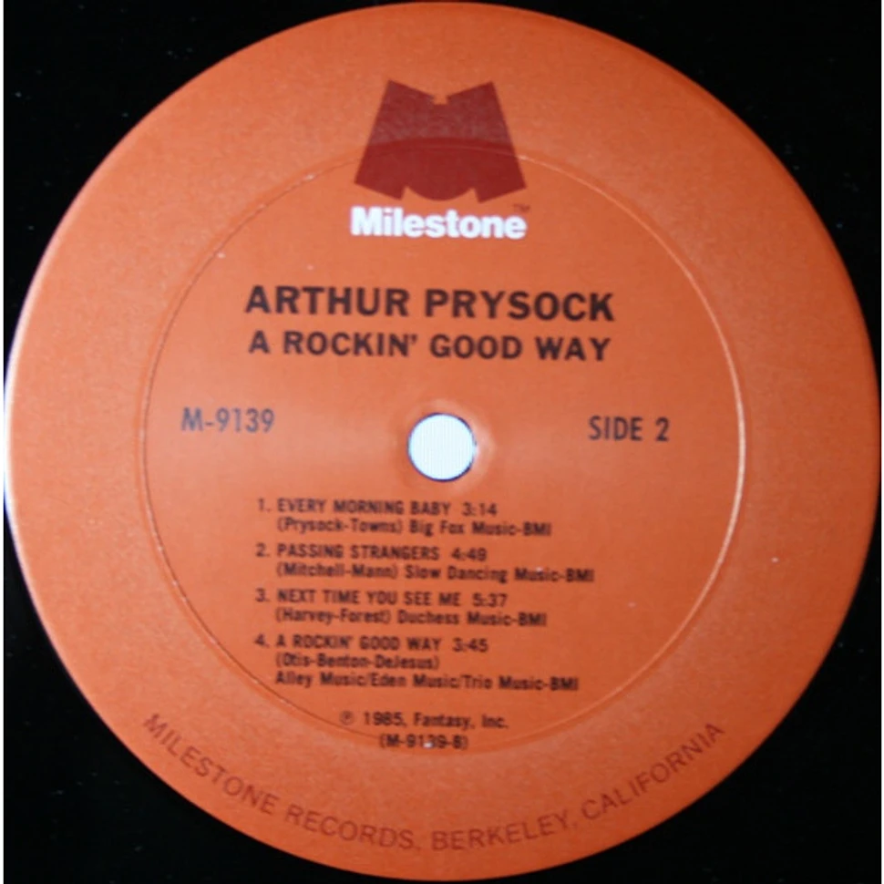 Arthur Prysock - A Rockin' Good Way