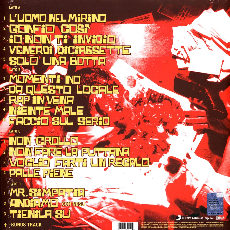 Fabri Fibra - Mr. Simpatia Black Vinyl Edition - Vinyl 2LP - 2005
