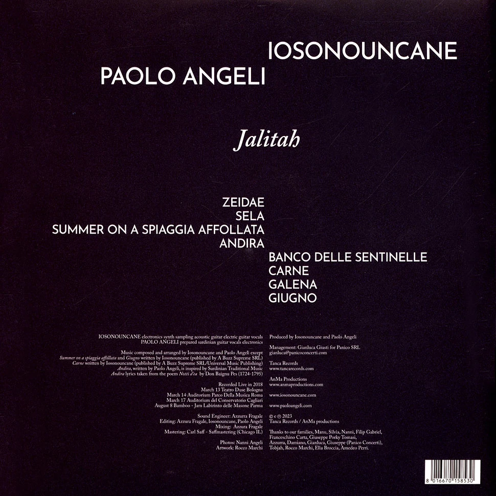 Iosonouncane & Paolo Angeli - Jalitah