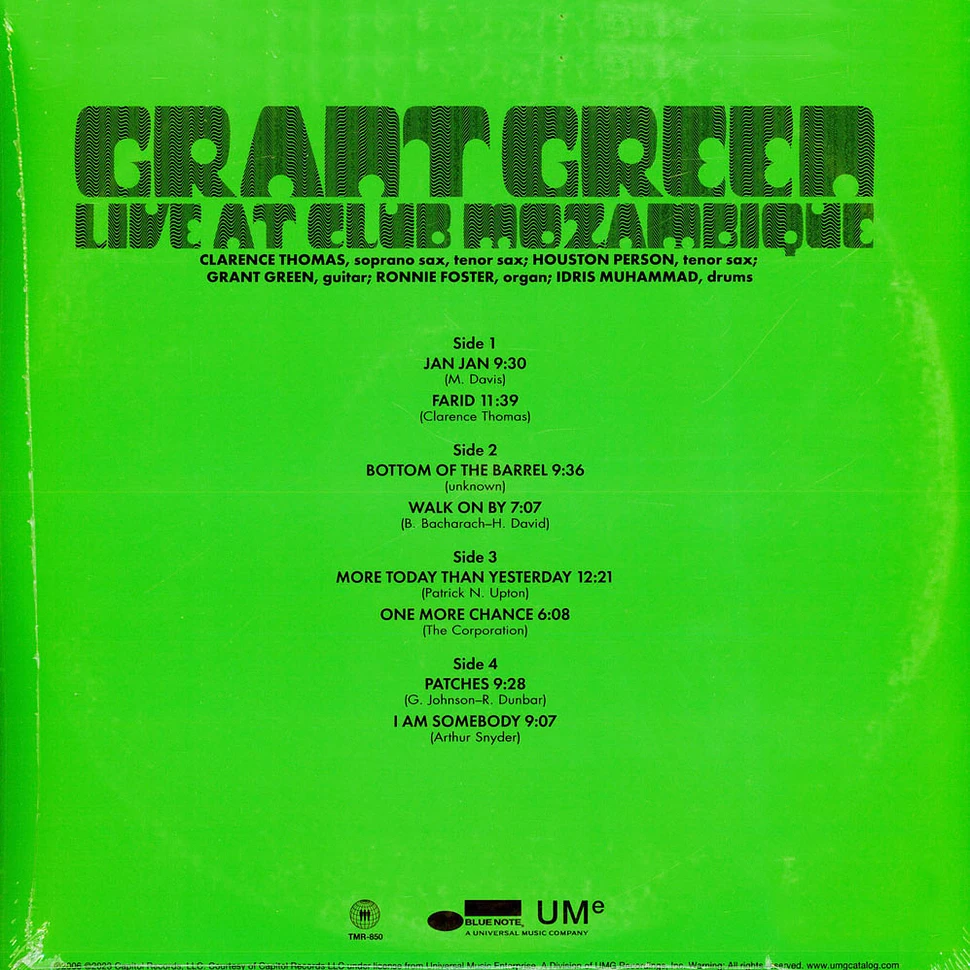 Grant Green - Live At Club Mozambique Black Vinyl Edition
