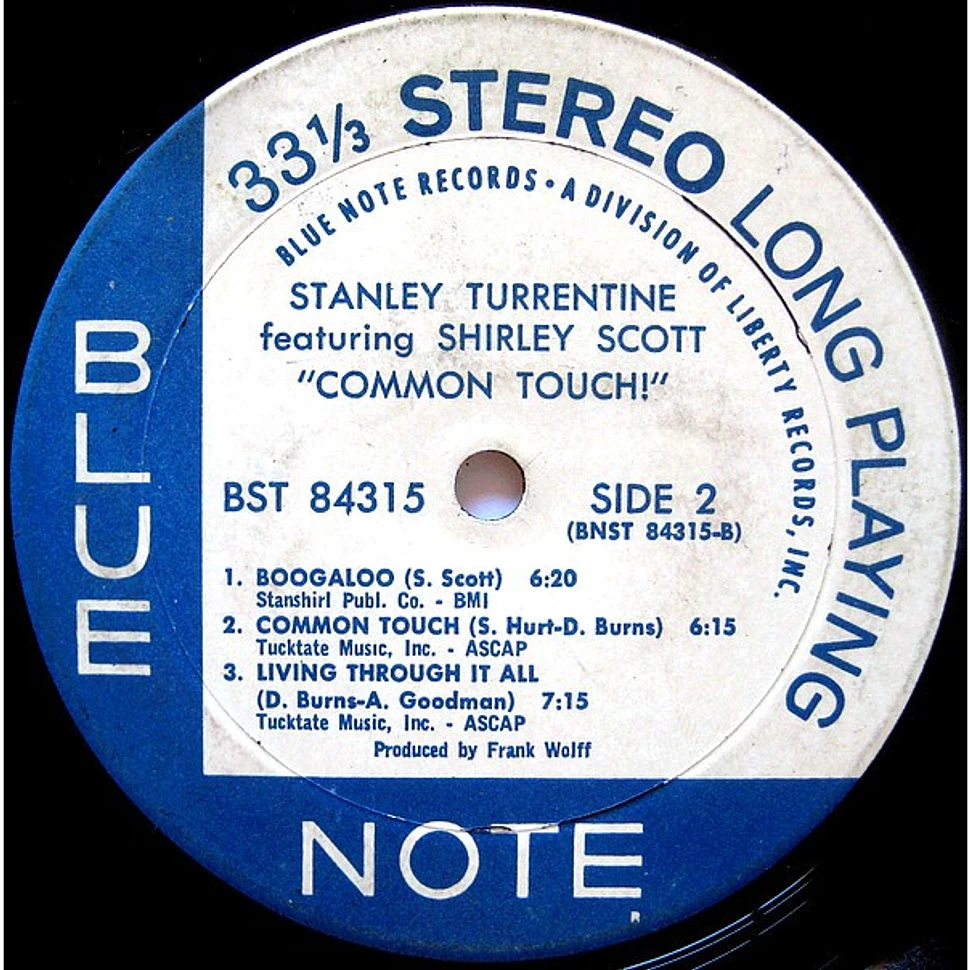 Stanley Turrentine Featuring Shirley Scott - Common Touch