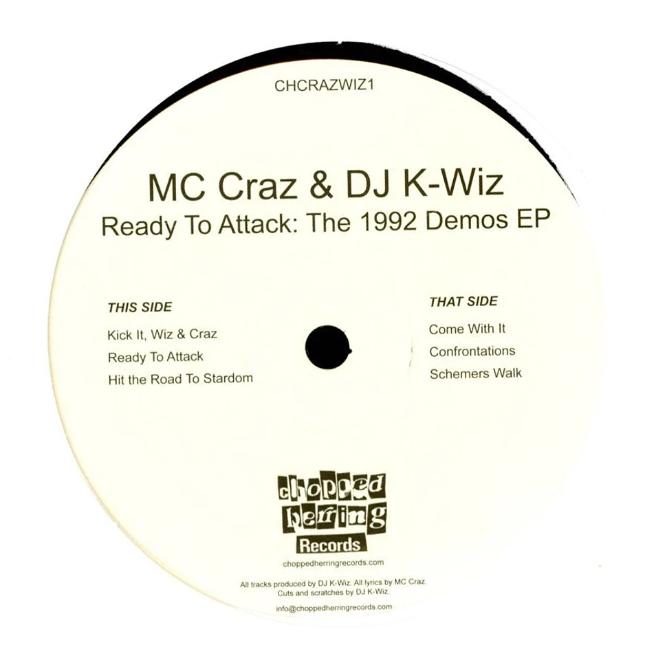 Mc Craz & DJ K-Wiz - Ready To Attack: The 1992 Demos EP