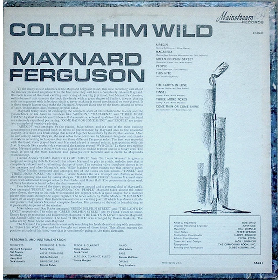 Maynard Ferguson - Color Him Wild