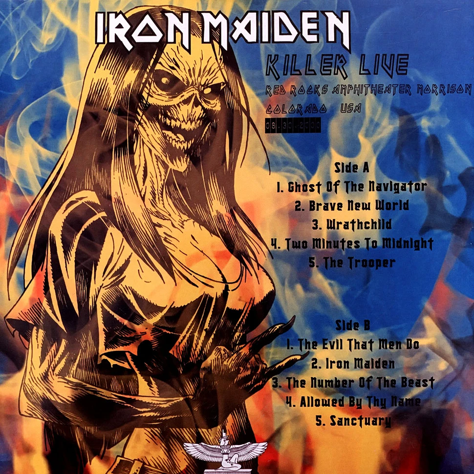 Iron Maiden - Killer Live At Red Rocks Amphitheater Colorado 2000 Colored Vinyl Edition