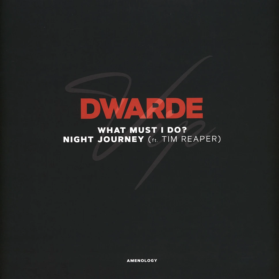 Dwarde - What Must I Do? / Night Journey