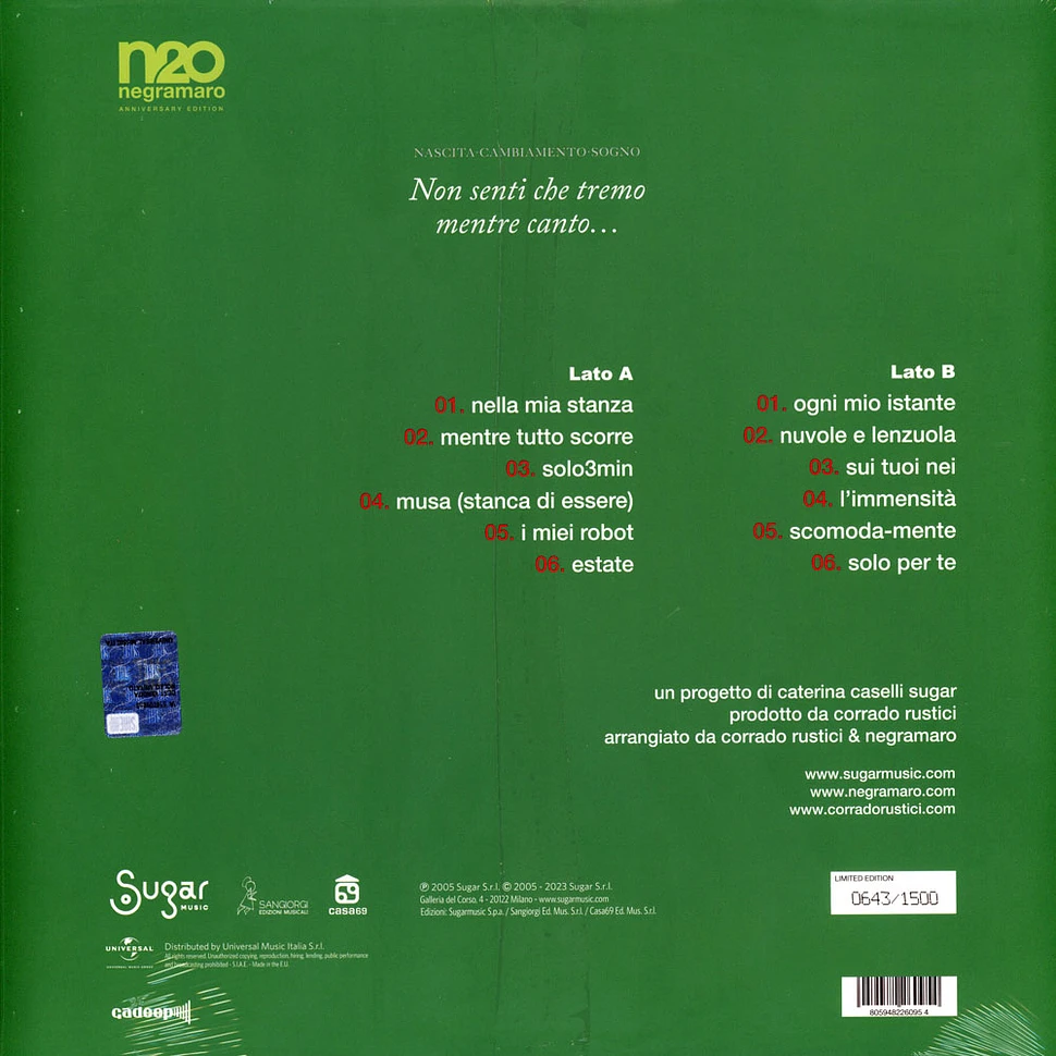 Negramaro - N20 Mentre Tutto Scorre