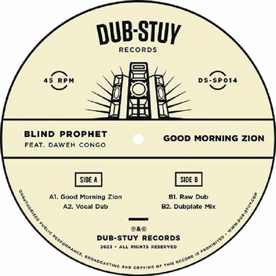 Blind Prophet Feat. Daweh Congo - Good Morning Zion