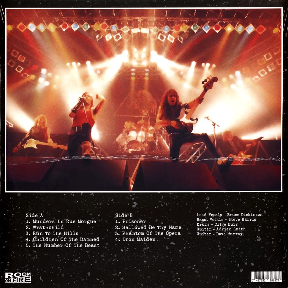 Iron Maiden - Live At Palladium New York 1982 Blue Vinyl Edtion