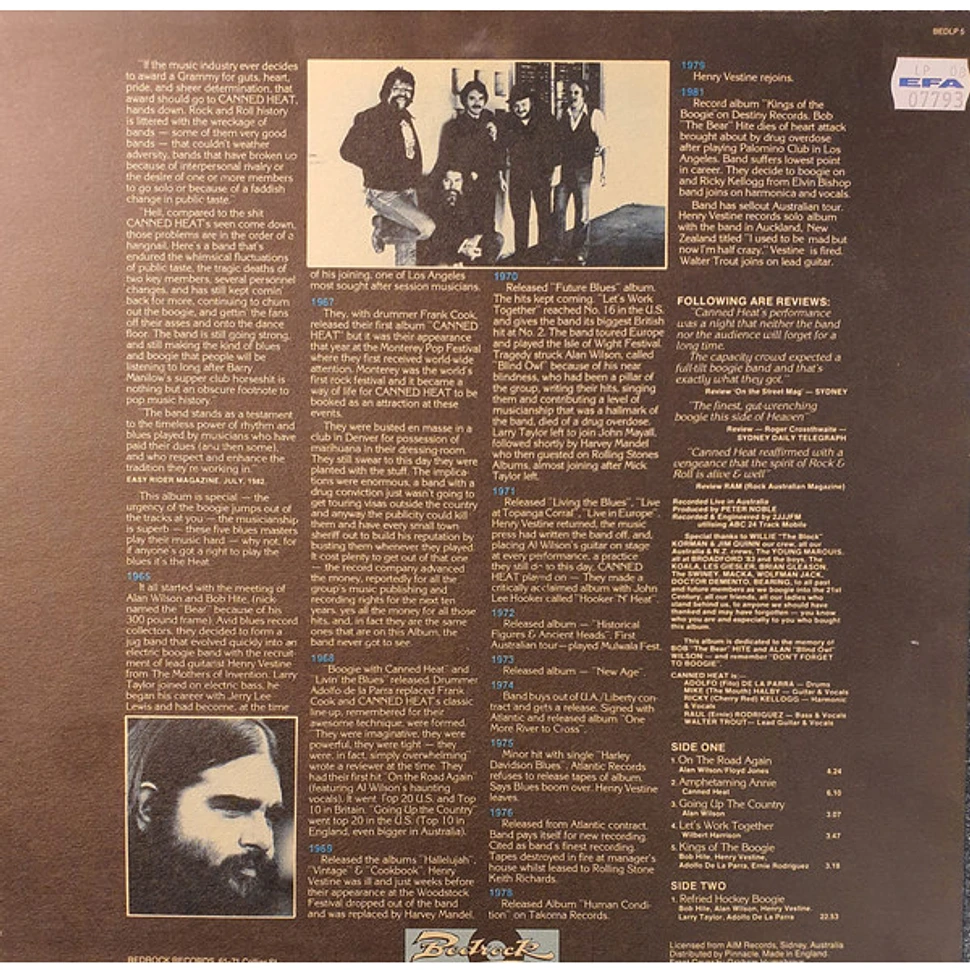 Canned Heat The Boogie Assault (Greatest Hits Live In Australia