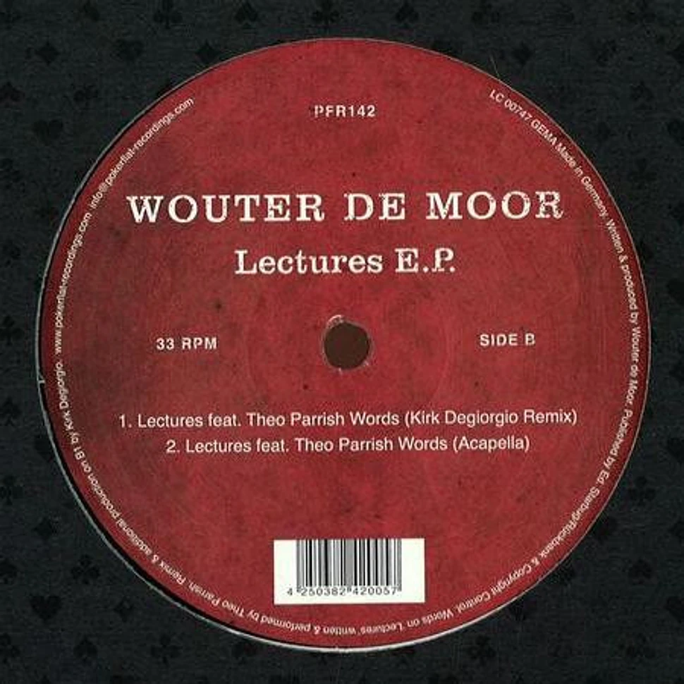 Wouter De Moor - Lectures E.P.