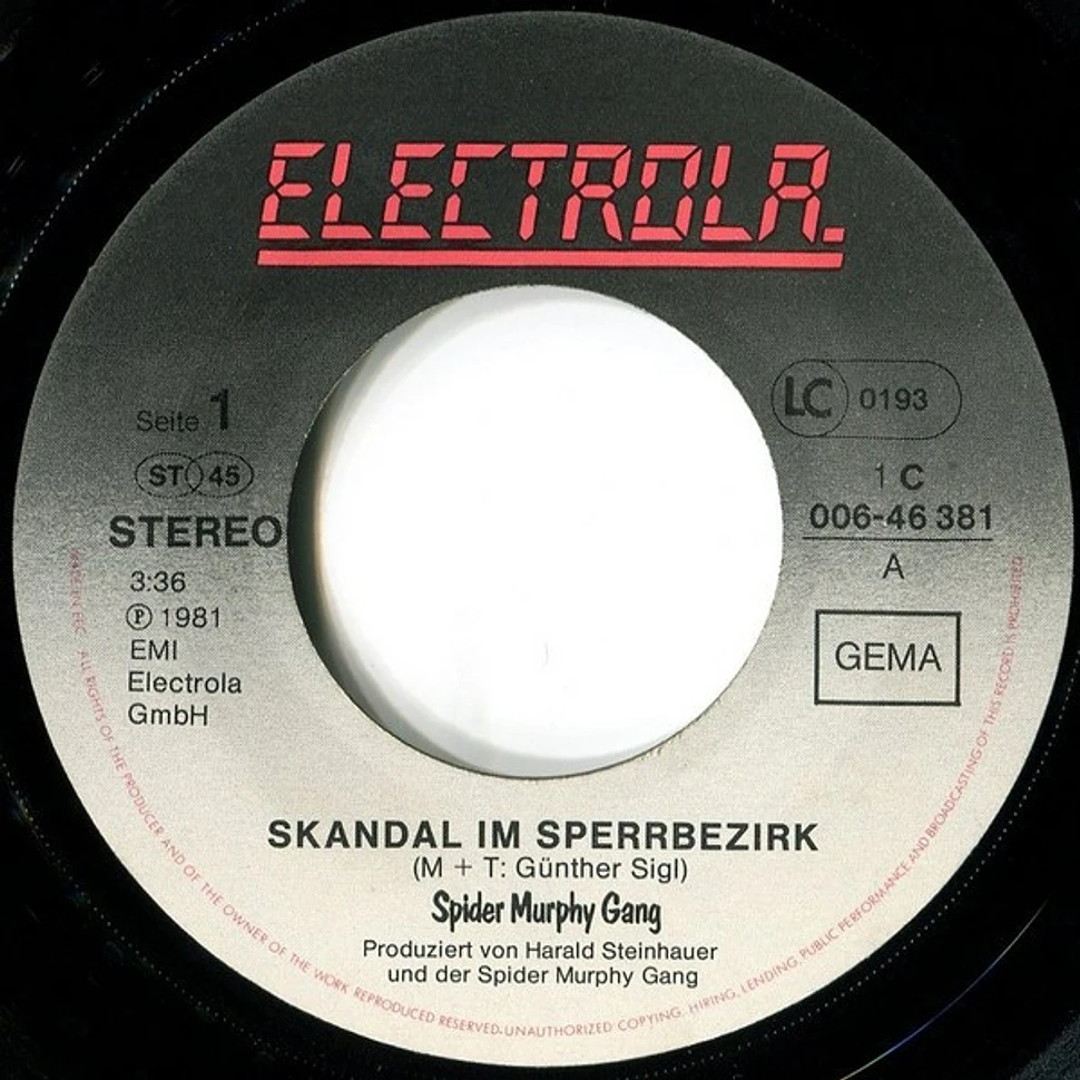 Spider Murphy Gang - Skandal Im Sperrbezirk - Vinyl 7