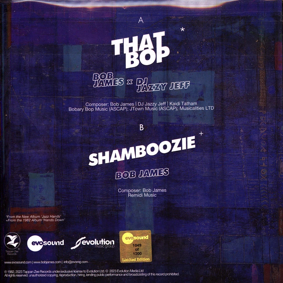 Bob James & DJ Jazzy Jeff - That Bop / Shamboozie