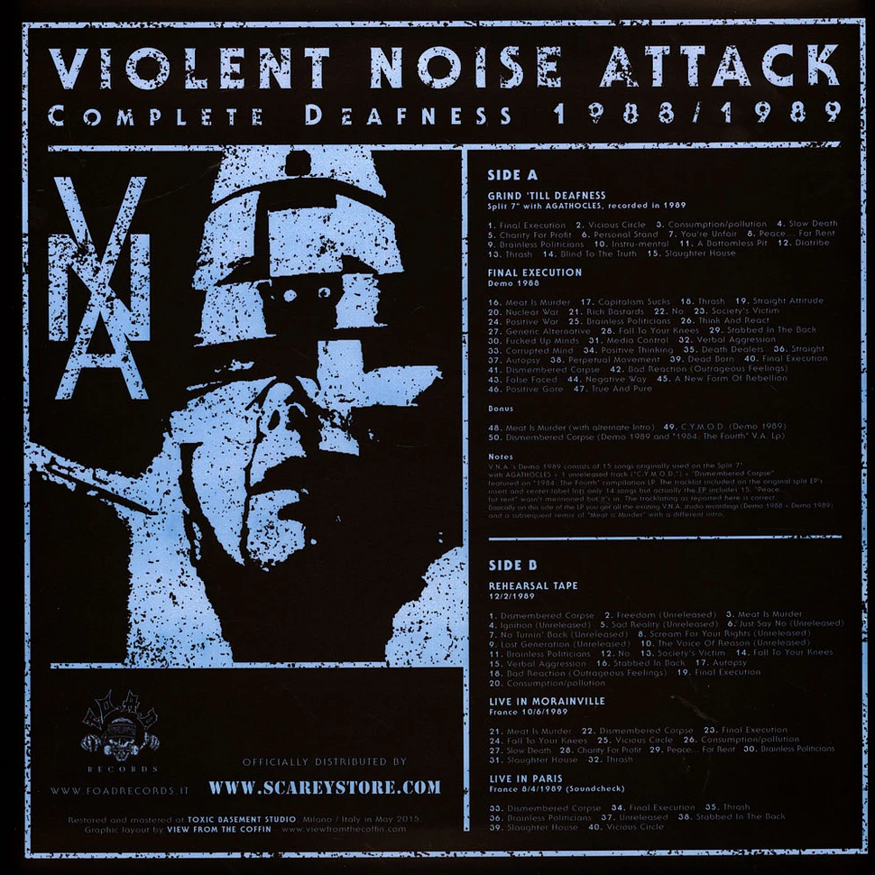 Violent Noise Attack - Complete Deafness 1988-1989