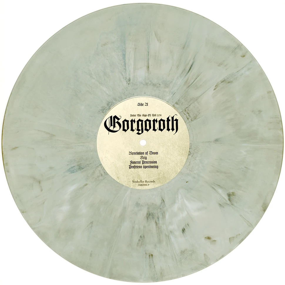 Gorgoroth - Under The Sign Of Hell 2011 Marbled White / Black Vinyl Edition