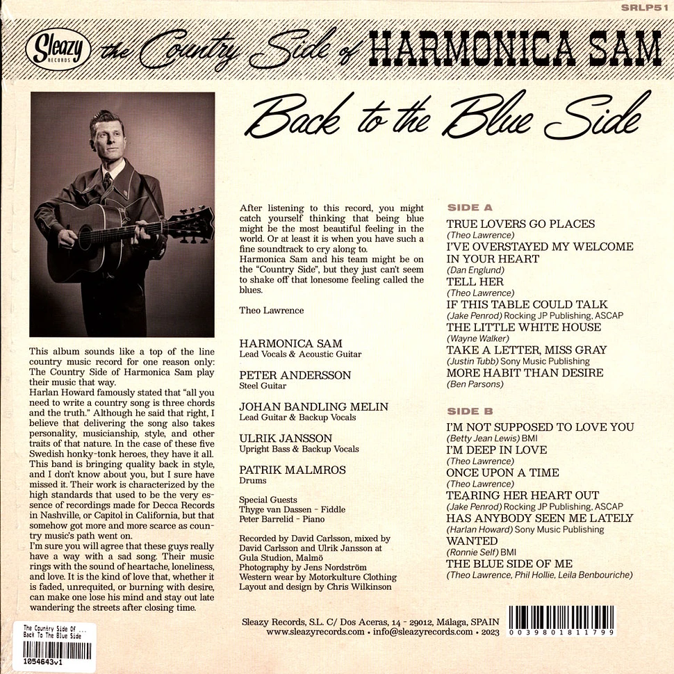 The Country Side Of Harmonica Sam - Back To The Blue Side