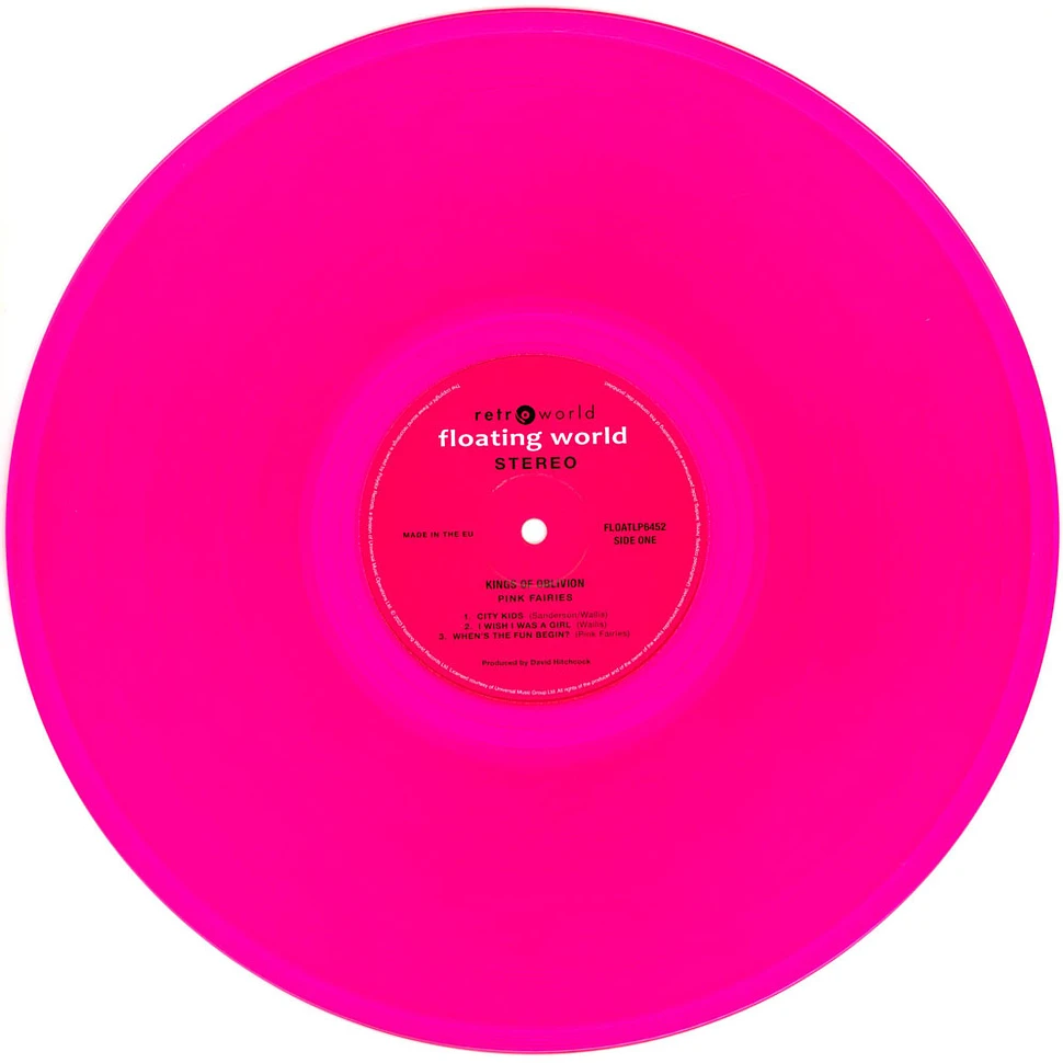 Pink Fairies - Kings Of Oblivion Clear Pink Vinyl Edition