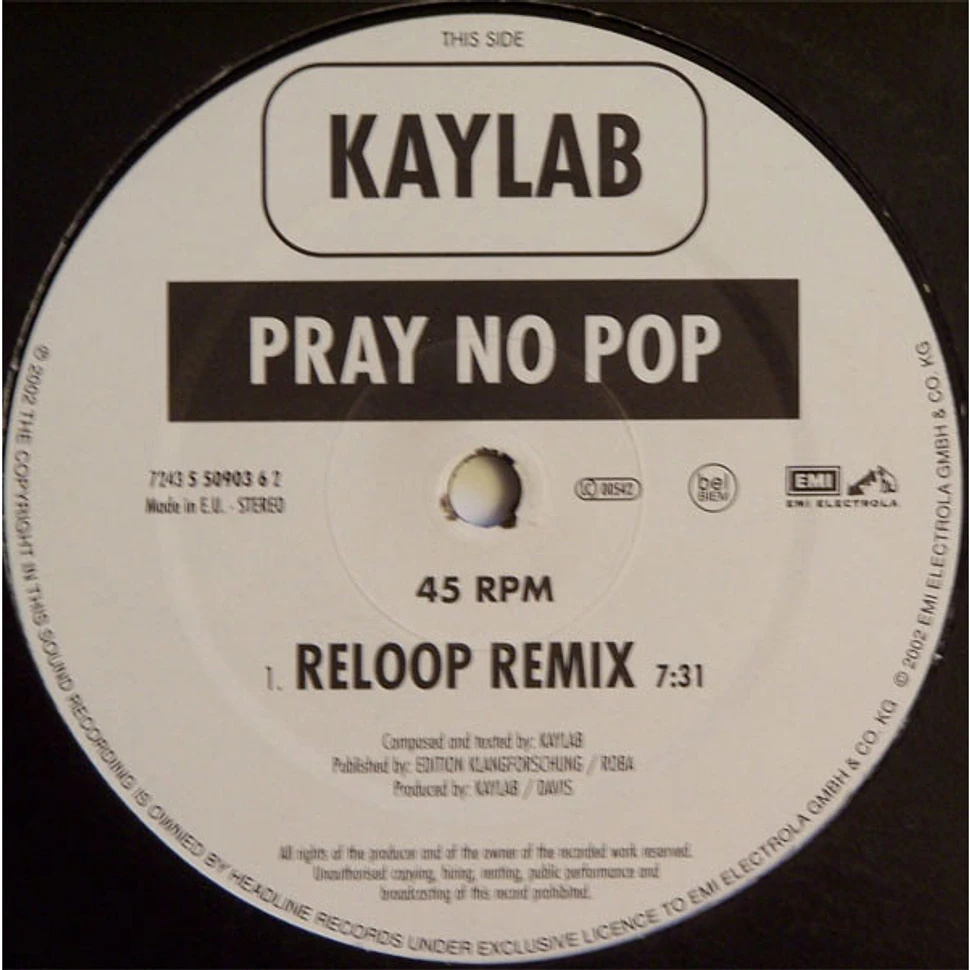 Kaylab - Pray No Pop