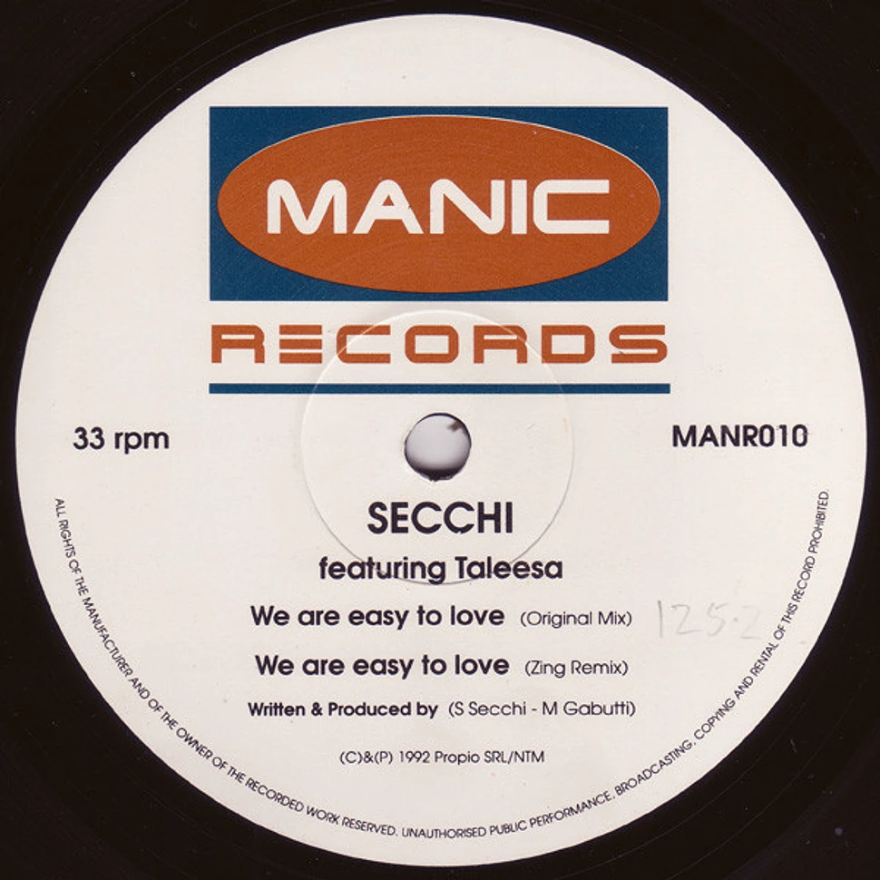Stefano Secchi - We Are Easy To Love