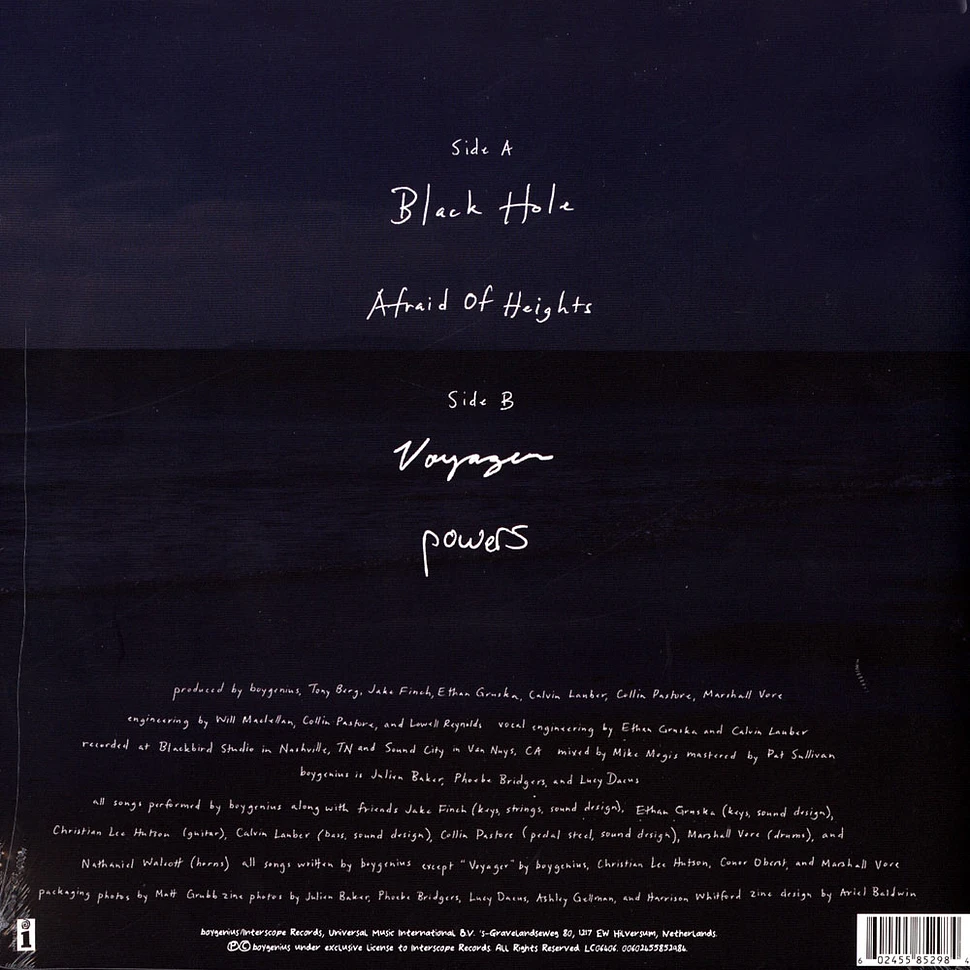 Boygenius - The Rest Ep Black Vinyl Edition