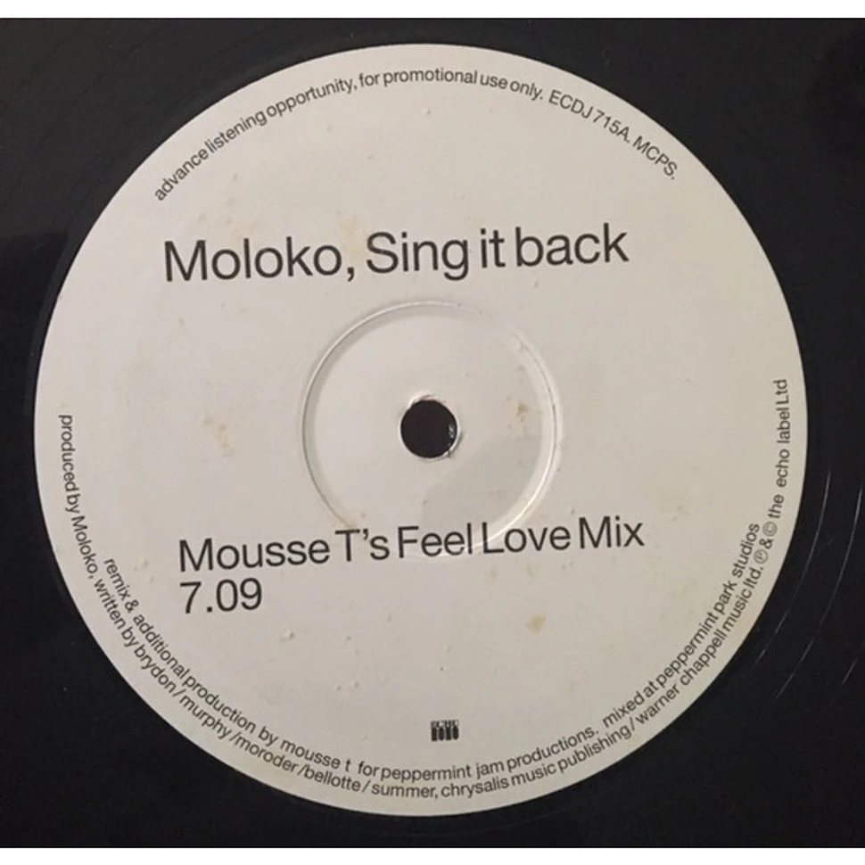 Moloko - Sing It Back - Vinyl 12